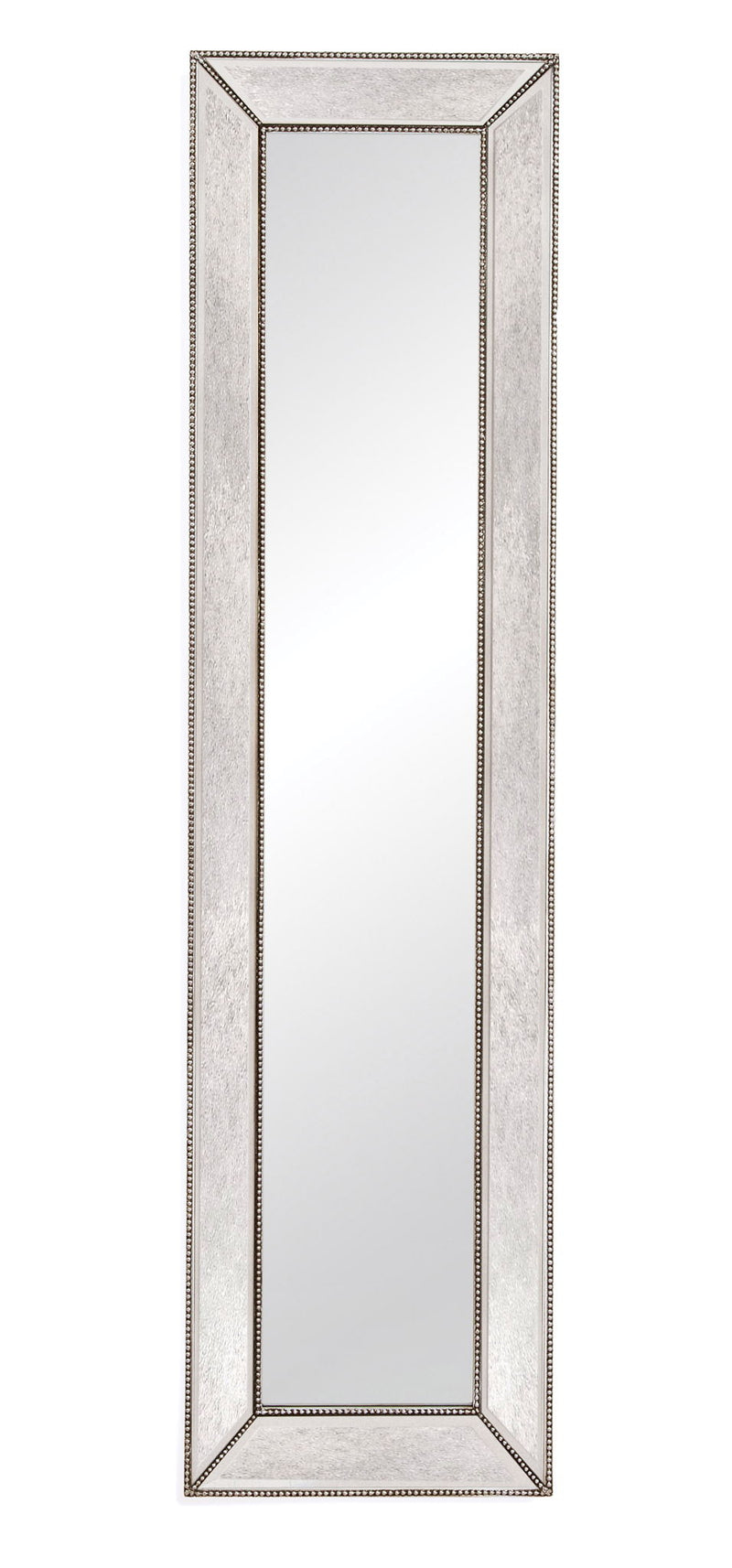 Beaded - Floor Mirror - Silver