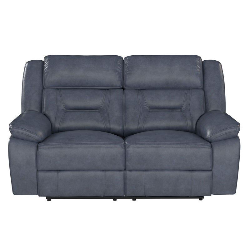 Declan - Reclining Loveseat - Blue