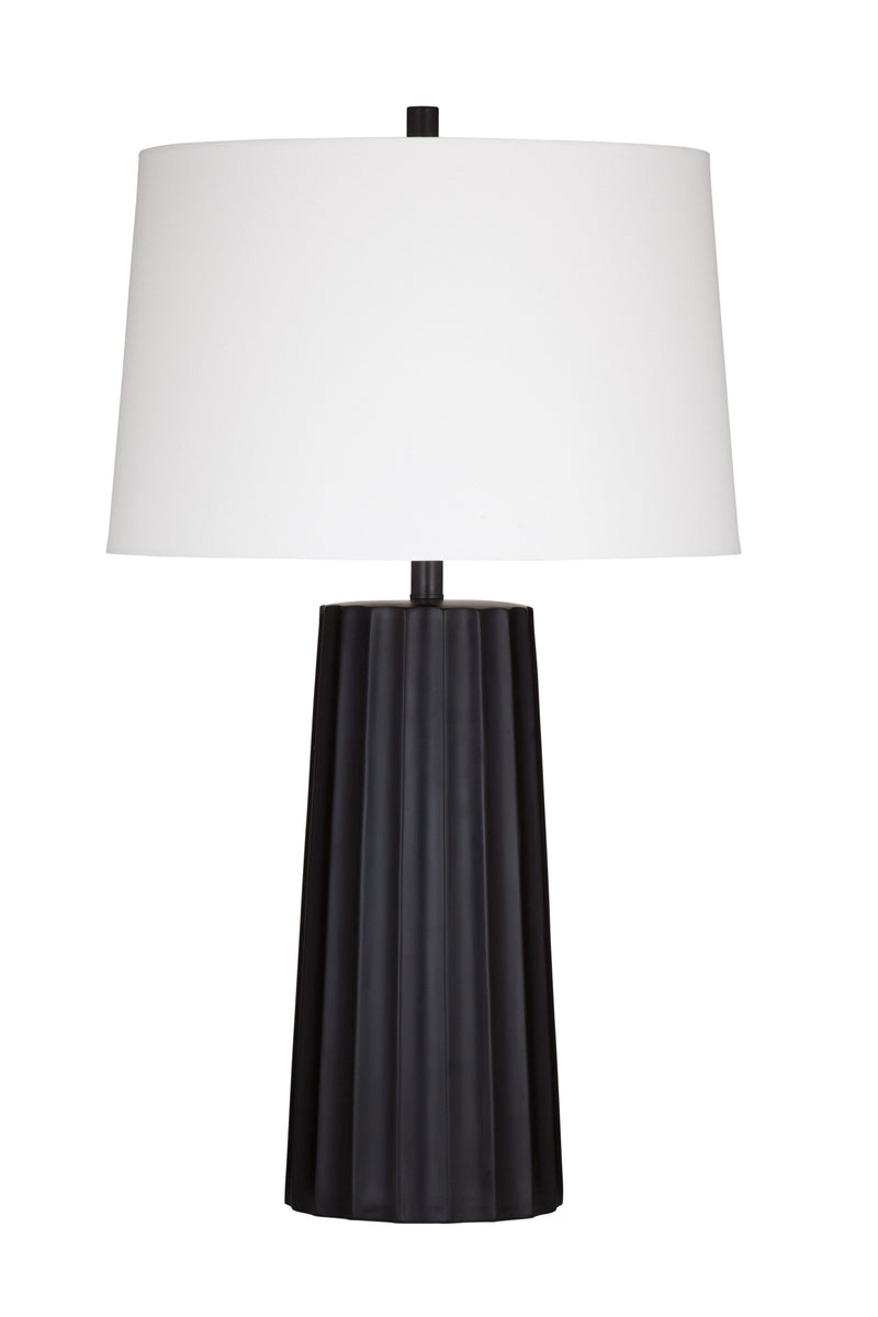 Sabine - Table Lamp - Black / White