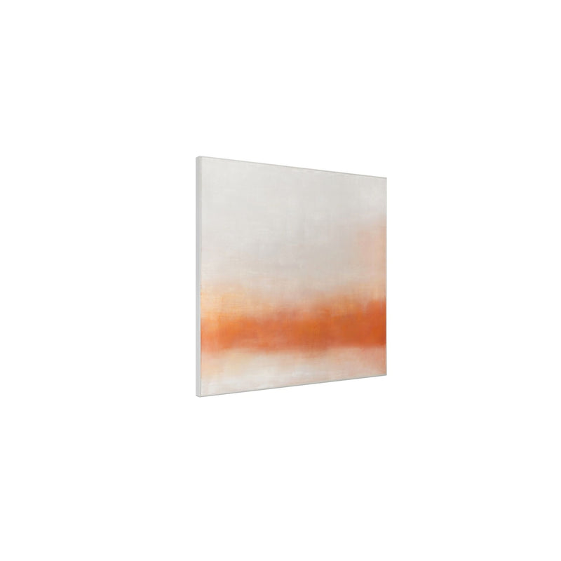 Morning Light - Framed Painting - Soft Orange