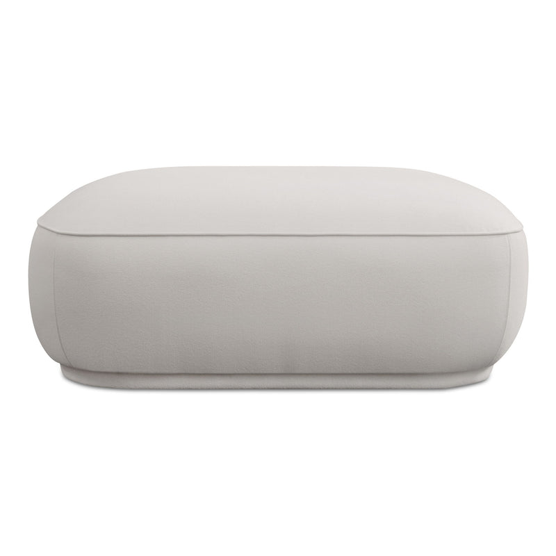 Marion - Square Ottoman - White