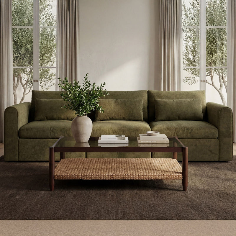Swift - Right Arm Facing Chair - Dark Green
