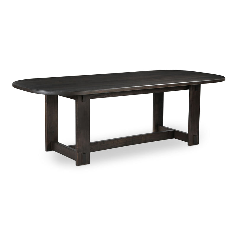 Glenn - Oval Dining Table - Dark Brown