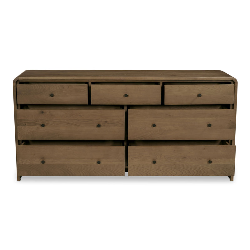 Riley - 7 Drawer Dresser - Oak