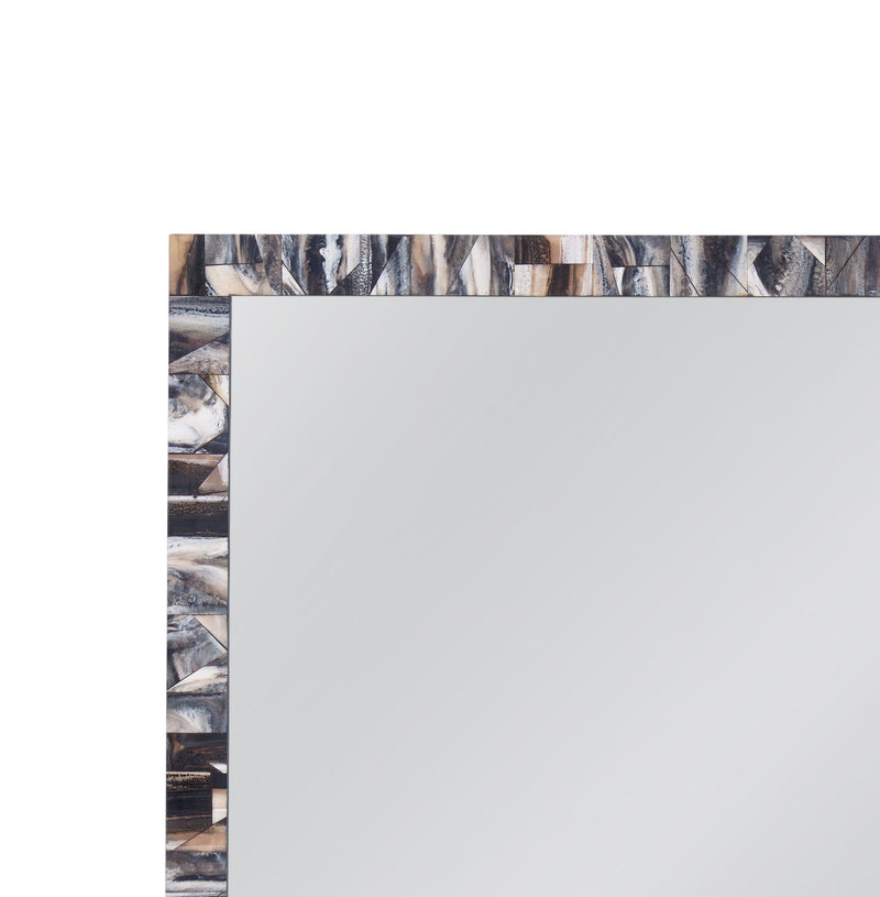 Kervo - Wall Mirror - Black / Cream