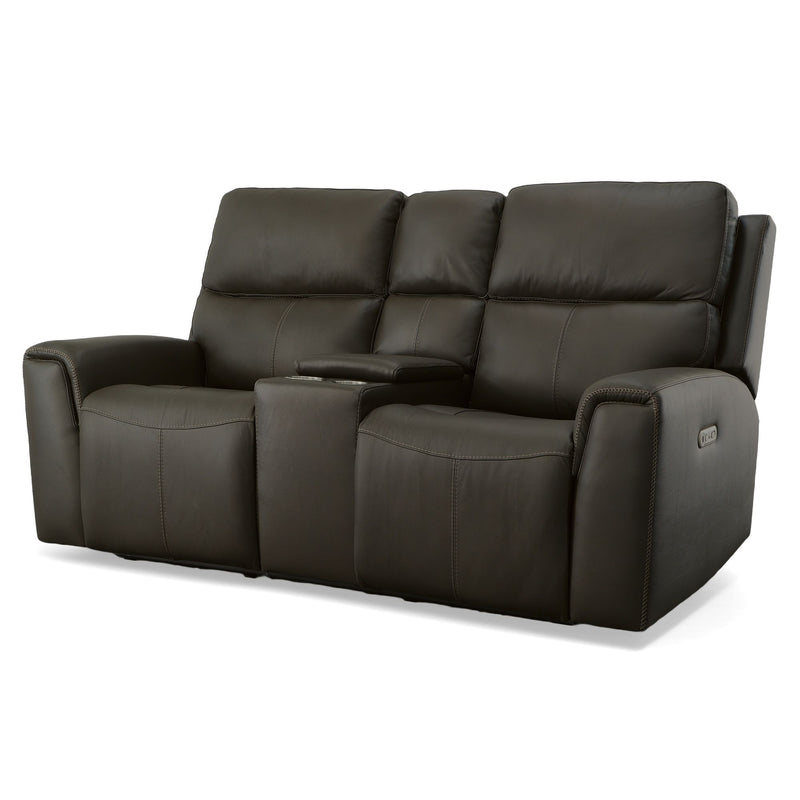 Jarvis - Power Reclining Loveseat With Console & Power Headrests