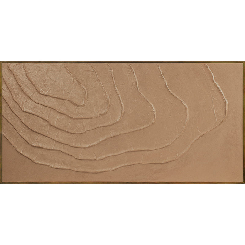 Umbria - Framed Painting - Light Brown