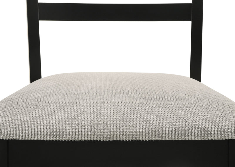 Folio - Side Chair (Set of 2) - Black / Gray