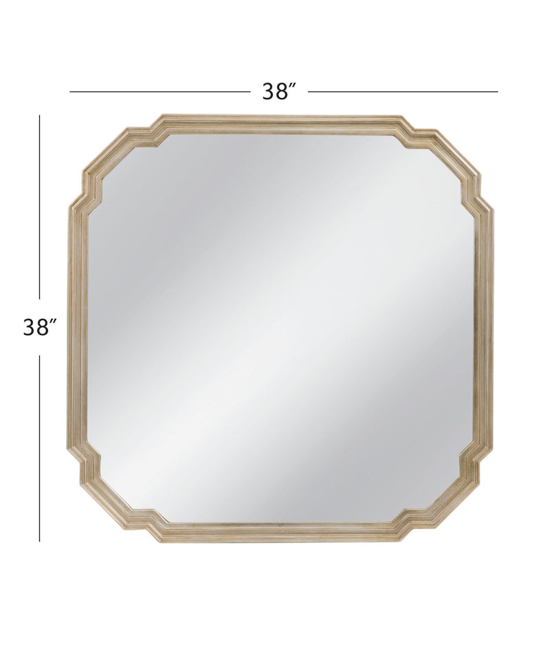 Mimosa - Wall Mirror - Ant Silver Leaf