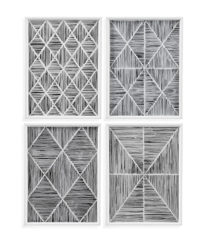 Vibrato III Framed Print - Gray