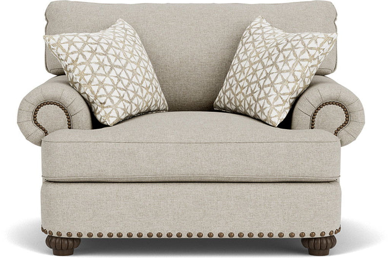 Patterson - Fabric Chair, Nailhead Trim