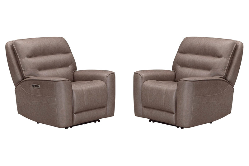 Lawson - Zero Gravity Power Recliner (Set of 2) - Sydney Brunette