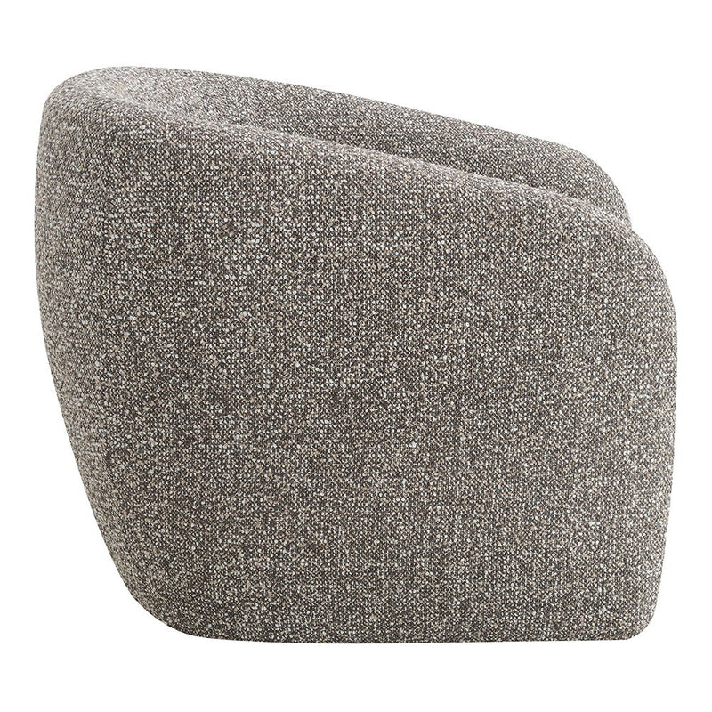 Livia - Accent Chair - Brown & Gray Tweed