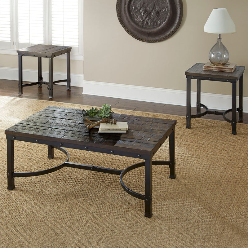 Ambrose - 3 Piece Table Set - Brown