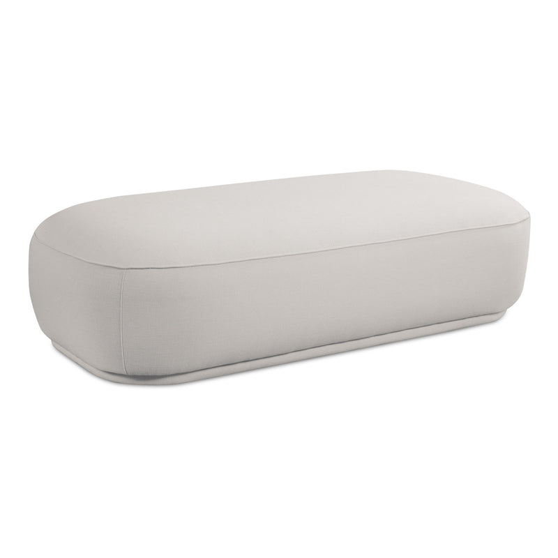 Marion - Rectangular Ottoman - White