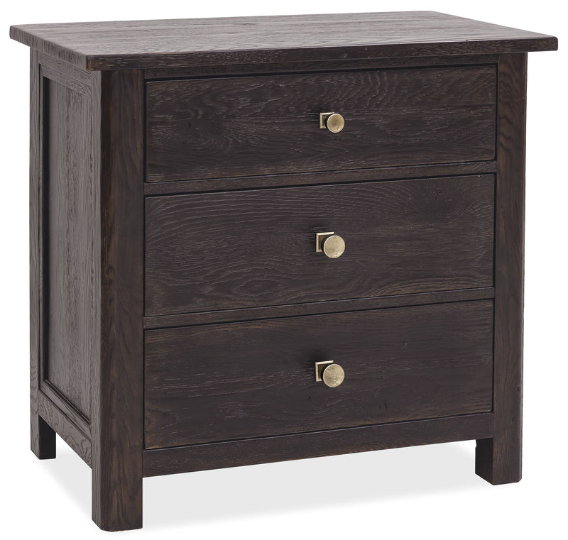 Driftwood - Three-Drawer Nightstand