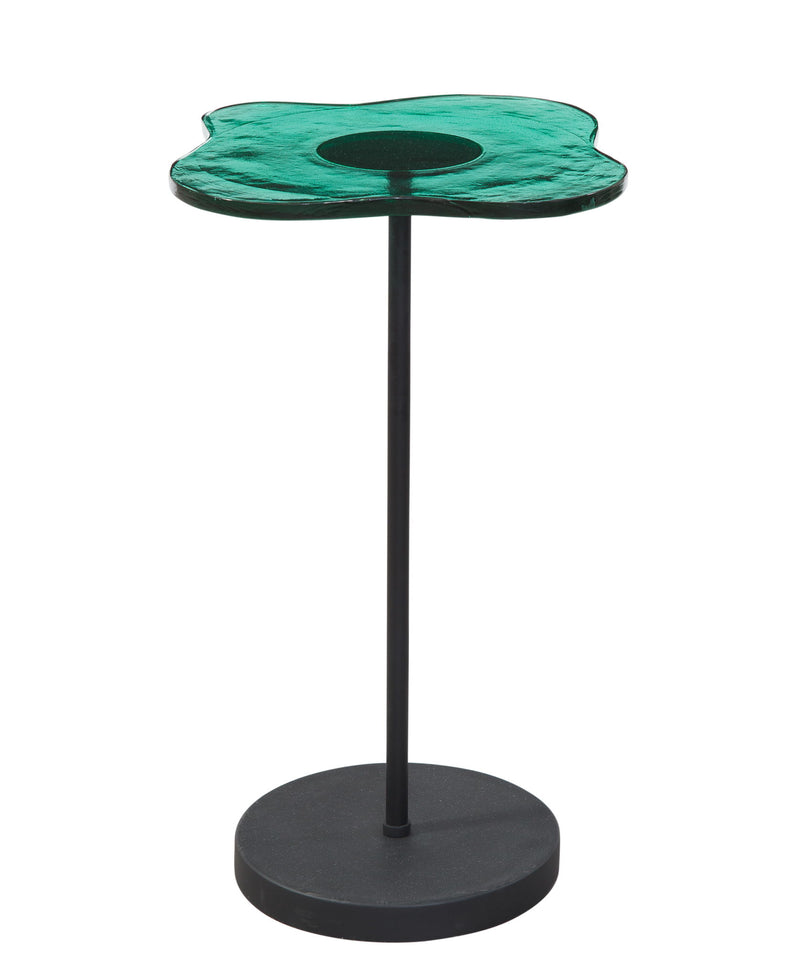 Elijah - Accent Table - Green / Black
