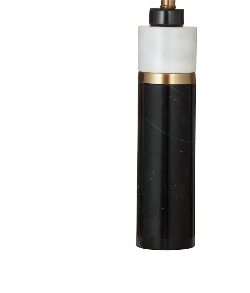 Gregory - Table Lamp - Black / White / Brass