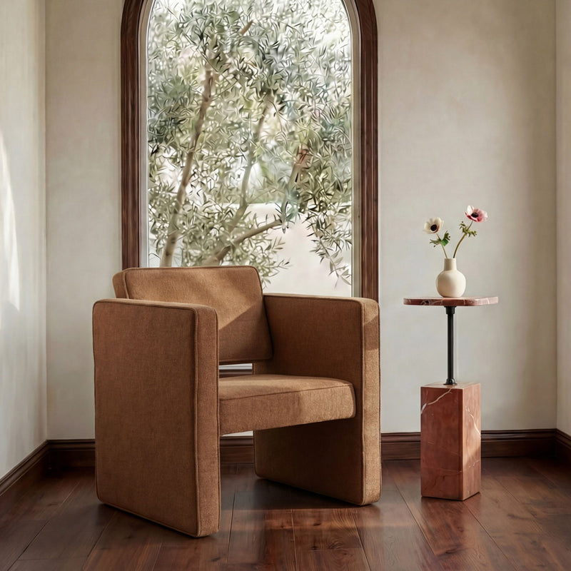Harris - Accent Chair - Burgundy