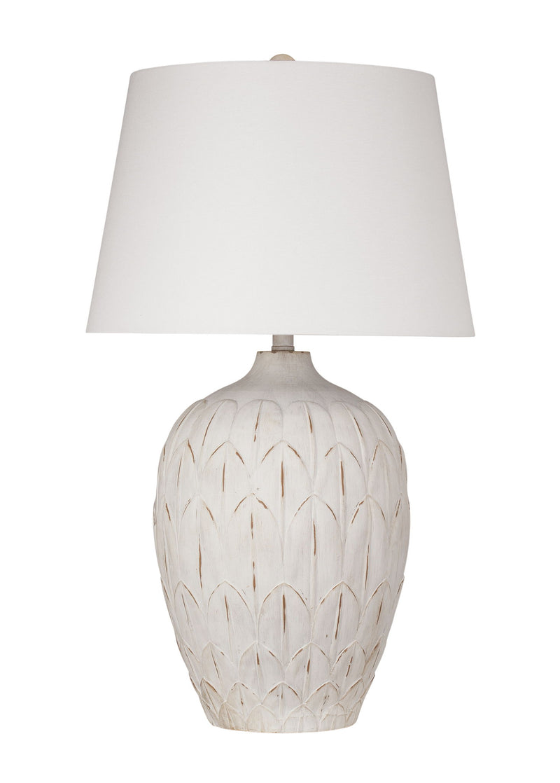 Deveron - Table Lamp - Distressed Cream