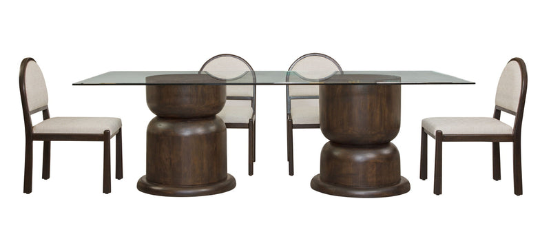 Dining Table - Rustic Mango / Antique Bronze