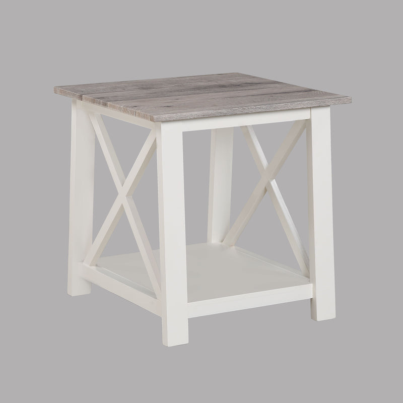 Thelma - 3 Piece Cocktail Set - White / Light Brown