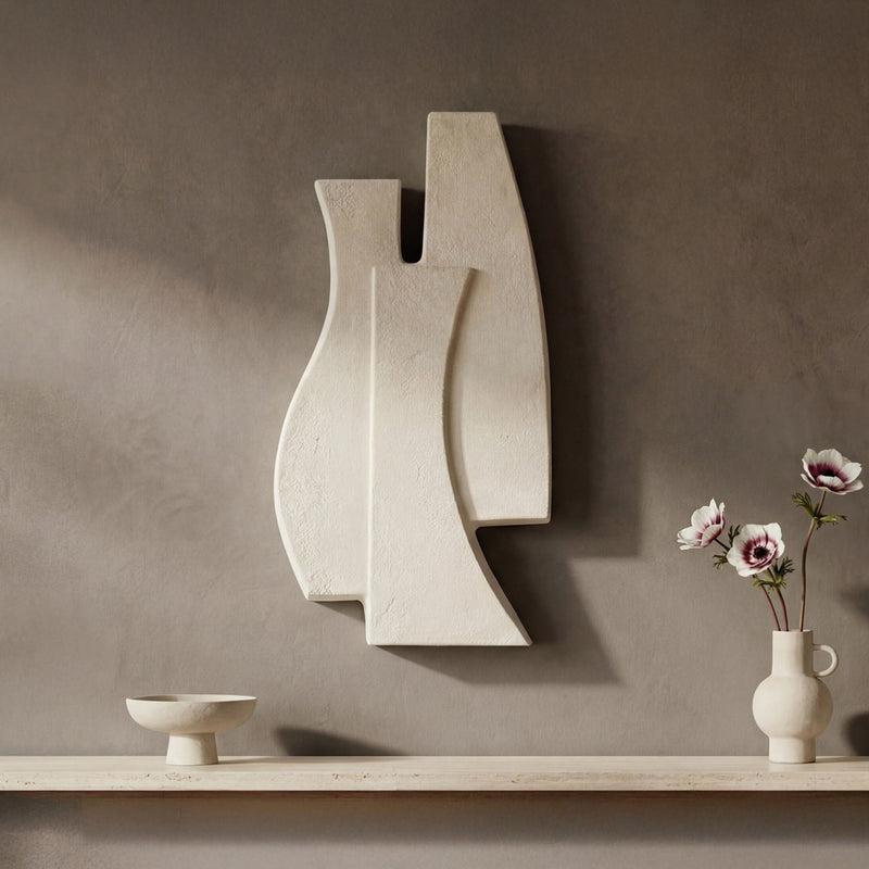 Ola - Wall Sculpture - Beige