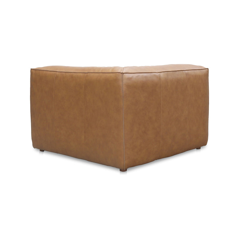 Form - Leather Corner Chair - Sonoran Tan
