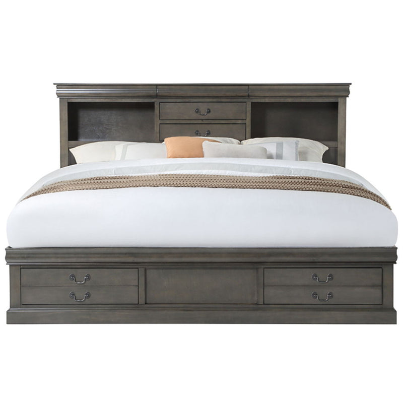 Louis Philippe III - Bed w/Storage