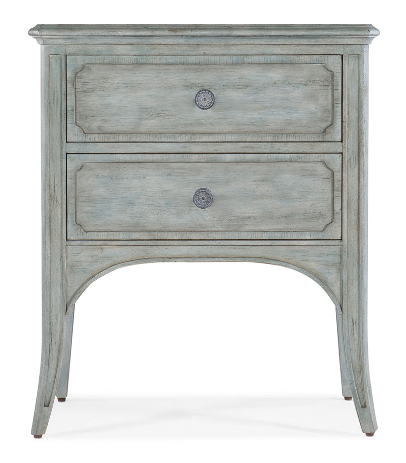 Charleston - Two-Drawer Accent Table - Light Blue