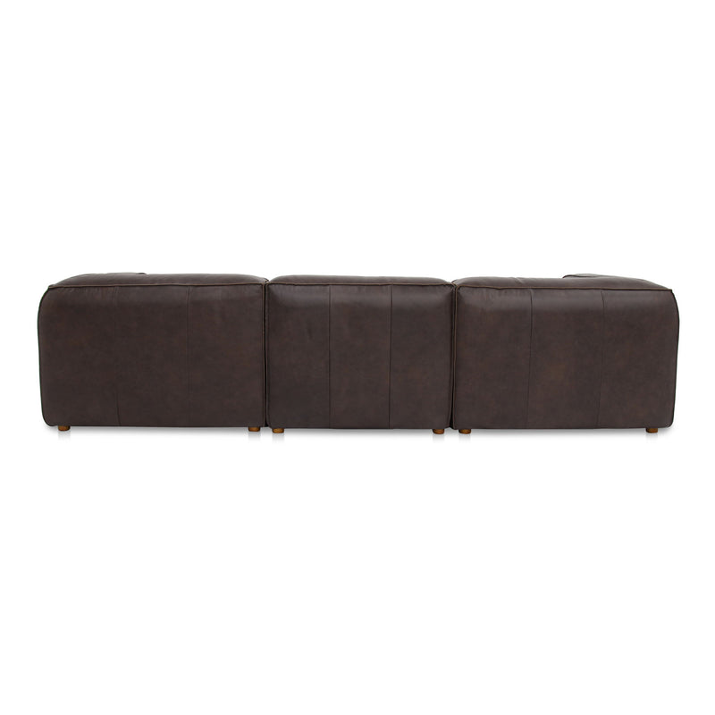 Form - Classic L-Shaped Modular Sectional - Espresso Brown