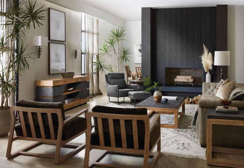 Big Sky - Cocktail Table - Light Brown / Dark Gray