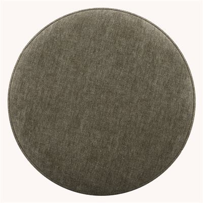 Lana - Swivel Ottoman With Wood Trim