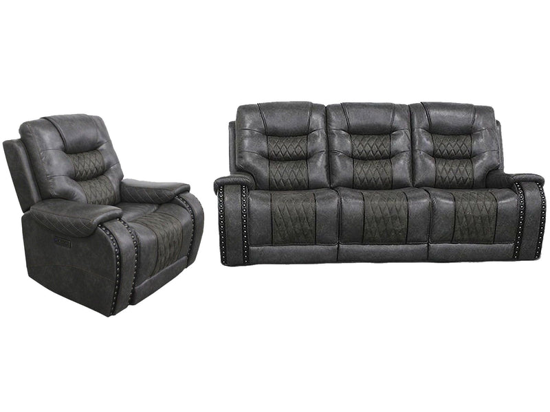Outlaw - Power Reclining Sofa And Recliner - Stallion