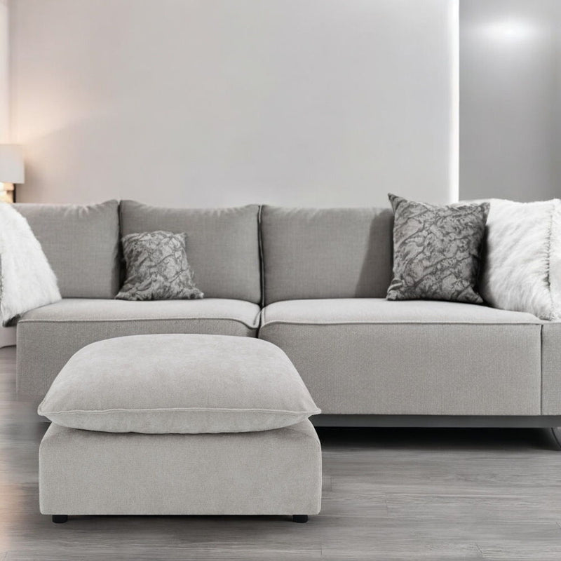 Marisa - Modular Ottoman - Beige Boucle