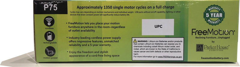 Freemotion - Battery 7500 mAh - Black