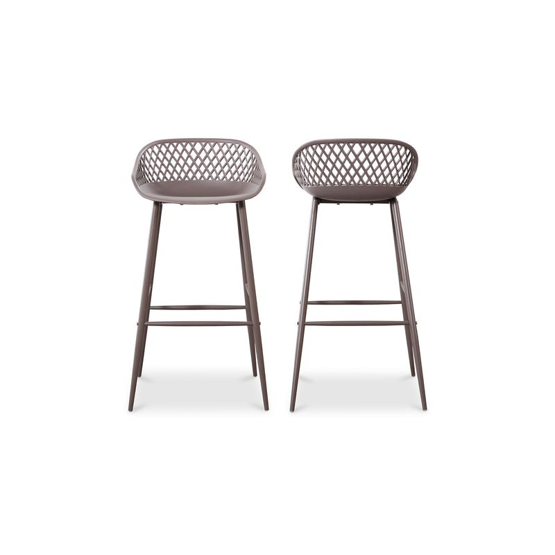Piazza - Outdoor Barstool (Set of 2) - Gray
