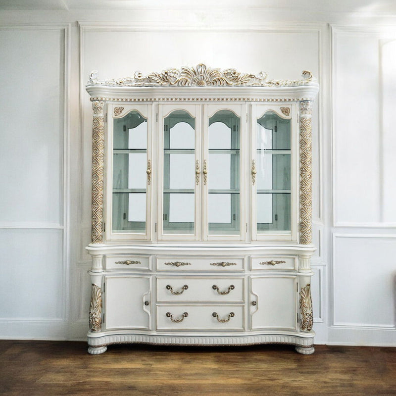 Vendome - Buffet & Hutch - Antique Pearl