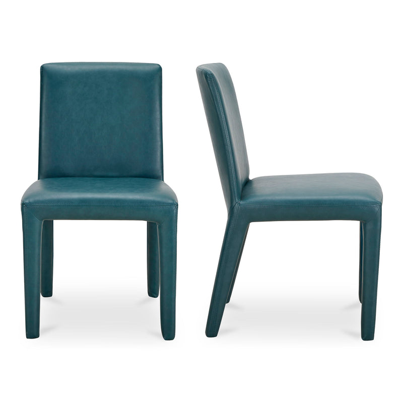Monte - Vegan Leather Dining Chair (Set of 2) - Teal