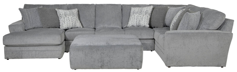 Glacier - Sectional With Cocktail Ottoman