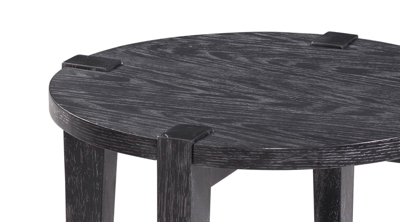 Whitfield - Round End Table - Black