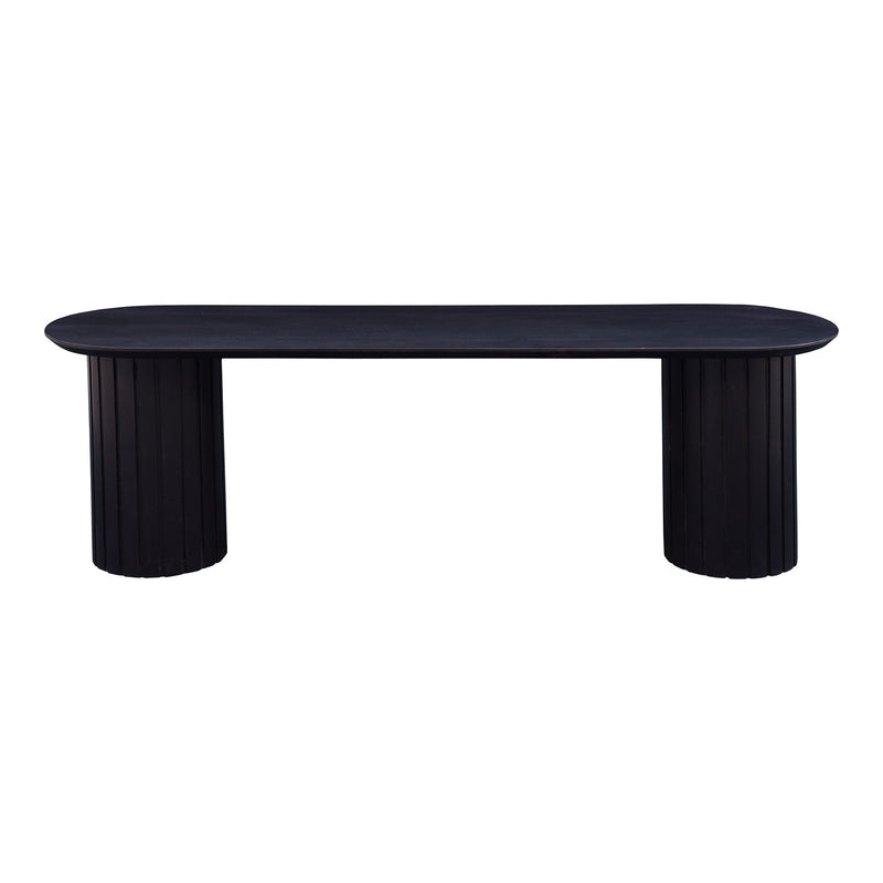 Povera - Wood Dining Bench - Black