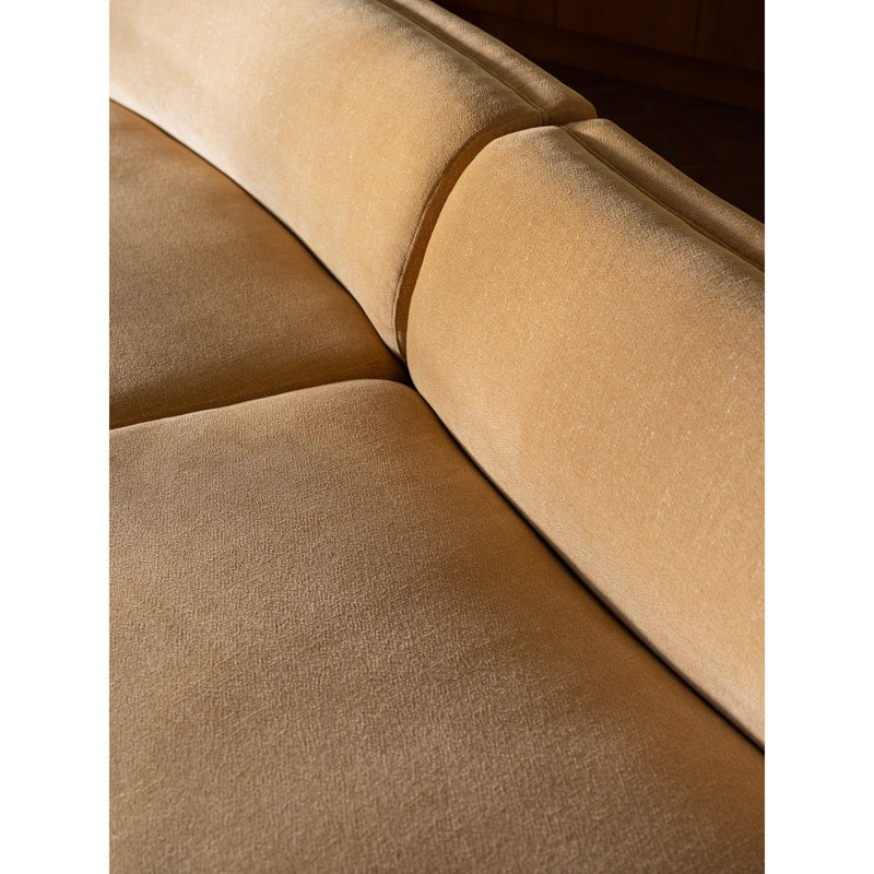 Naomi - Concave Sofa - Golden Yellow