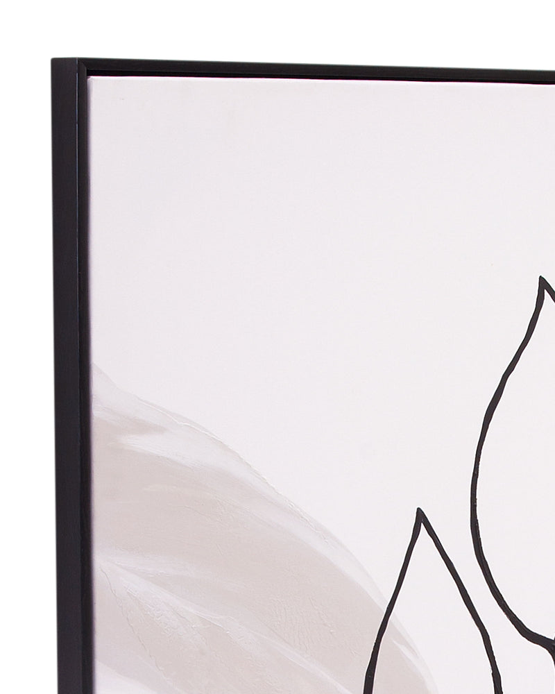 Harmony II Canvas Art - White / Black