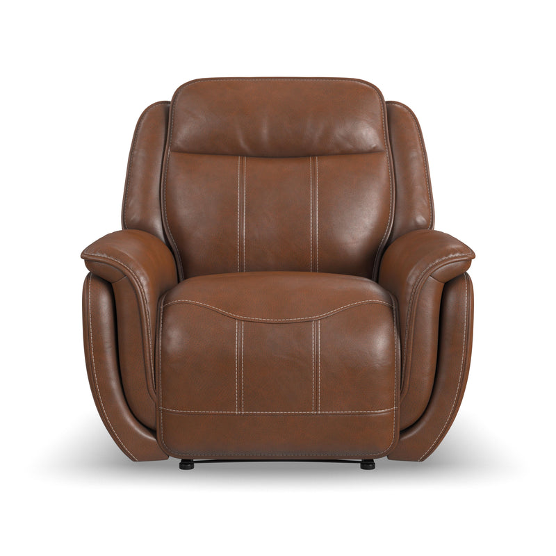 Swift - Power Recliner With Power Headrest & Lumbar - Hazelnut
