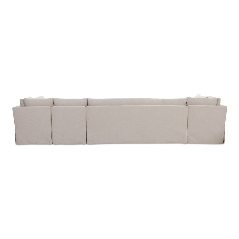 Fable - Slipcover Dining Banquette U-Shape - Beige