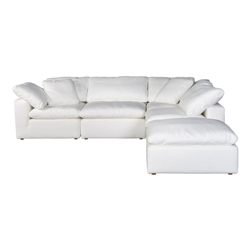 Terra - Livesmart Fabric Condo Dream Modular Sectional - Cream