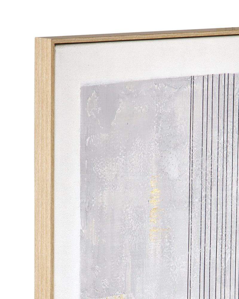 Razi Framed Canvas (Set of 3) - Gray