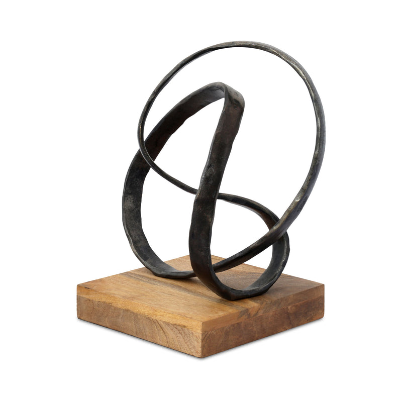Lida - Cast Aluminum Sculpture - Black