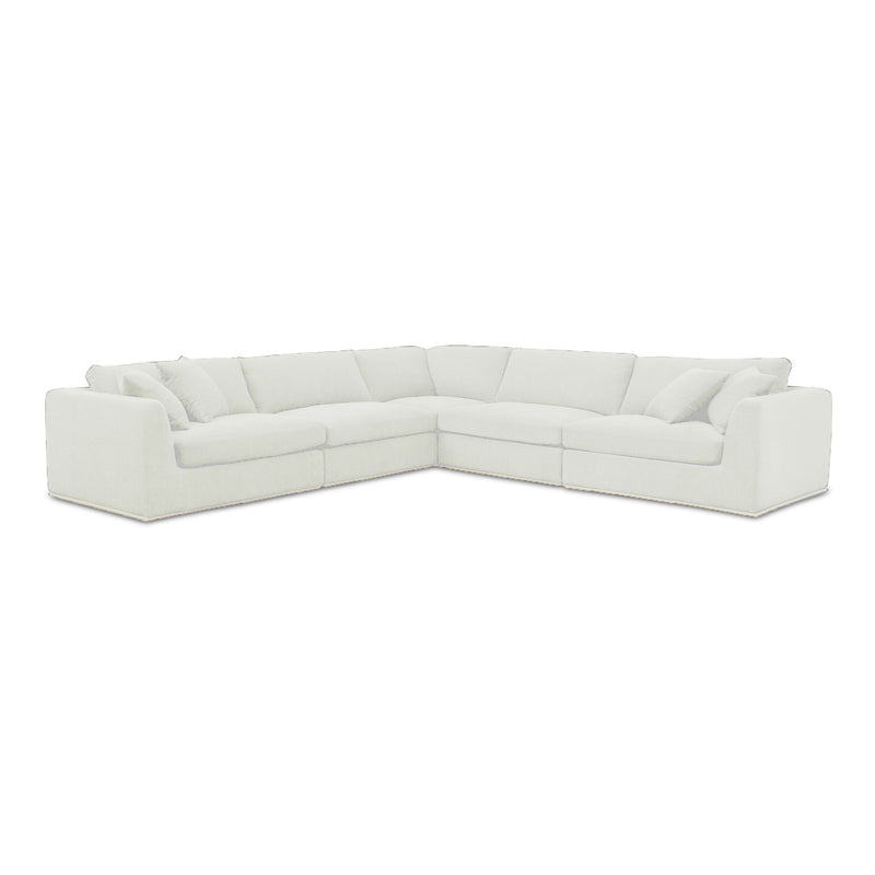 Rue - Classic L Modular Sectional - Off White